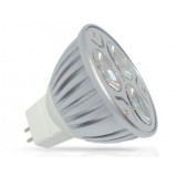 12 V MR16 3-5W silver LED spotlight bulbs