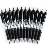 12pcs 0.5mm pressing type gel pen