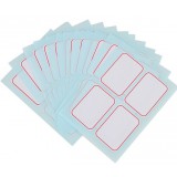 12pcs 3.5 * 5cm self-adhesive labels