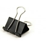 12pcs Full Metal Black Swallowtail clips