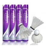 12pcs Professional goose feather badmintons