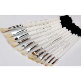 12pcs wool paintbrush set