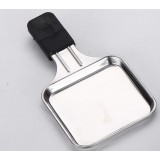 14.5 * 9.5cm Mini stainless steel barbecue plate