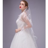 160cm lace bridal veil