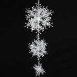 17-32cm 6pcs Christmas snowflake pendant