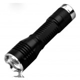 18650 Black zooming Mini LED Flashlight