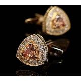 18 k gold plated French luxury Cufflinks cuff nails men shirt cuff high-grade Cufflinks