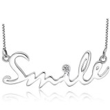 Sweet Smile Sterling Silver Necklace