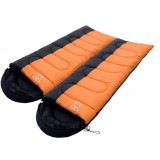 1.3 ~ 2.2kg polyester taffeta camping warm sleeping bag