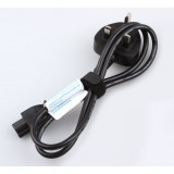 1M British standard AC Power Cord Black