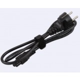 1M/1.8M Euro Standard  AC Power Cord Black