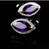 French sleeve shirts cufflinks quality goods zircon Swarovski process