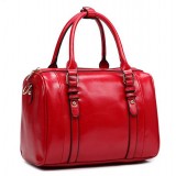 2014 Classic high-end PU leather pure color women's bag 