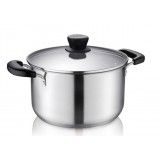 20cm 2.5L stainless steel multipurpose stew pot
