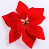 20cm Christmas flannel simulation flowers