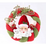 20cm Santa Claus + letters Christmas wreath