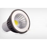 220V E27 / GU10 / MR16 3-5W cooling design black COB LED spotlight bulbs