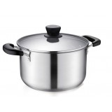 22cm large capacity stainless steel stew pot