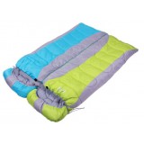 240T checked cloth waterproof camping sleeping bag