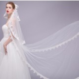 250cm lace long style bridal veil
