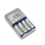 2850 mA AA Rechargeable battery kits / Quick Charger