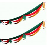 2.4-4.6M wavy christmas ribbon