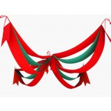 2.6M Cross Wave Christmas hanging flags