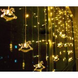 2 meters Christmas carousel 104 LED holiday lights