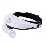 2leds adjustable head mounted magnifier