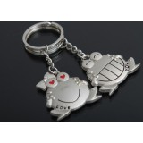 2pcs couples frog keychain