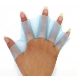 2pcs Silicone Swim Gloves