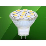 2pcs White 12V MR11 SMD LED spotlight bulb