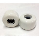 2pcs white ABS skateboard wheels