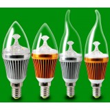 3-5W E14 PC shade LED candle bulb