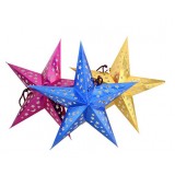 30-90cm hollow Big Star Christmas pendant