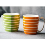 330ml classic stripes ceramic mug