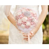 35pcs bride pearl hands flowers