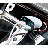 3.4A Dual USB car charger with voltage display