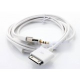 3.5mm aux car audio cable with USB charging port for iPhone 4S iPad 2 3