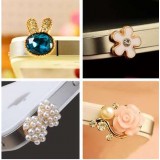 3.5MM headphone jack Rhinestone dust plug