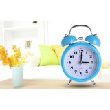 3 inch bedside metal alarm clock