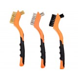 3 sets of 7-inch metal brush / small gap cleaning brush 