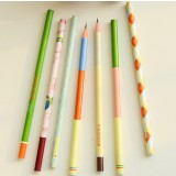 3pcs 17.6cm wooden pencils