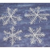 3pcs 8.5-30cm Christmas snowflake