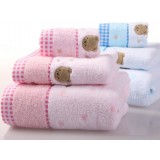 3pcs cotton towels + bath towel set