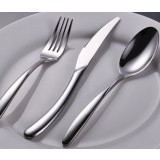 3pcs S-type stainless steel knife and fork cutlery