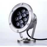 3W- 12W 12V stainless steel underwater LED spotlights