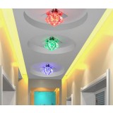 3W Color Mini Crystal LED ceiling lights