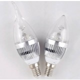 3W E14 acrylic shade LED candle bulb