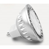 3W GU5.3 12V LED silver spotlight bulb